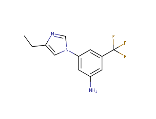3-(4-ethyl-1H-imidazol-1-yl)-5-(trifluoromethyl)aniline