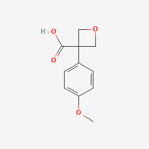 3-(4-methoxyphenyl)oxetane-3-carboxylic acid
