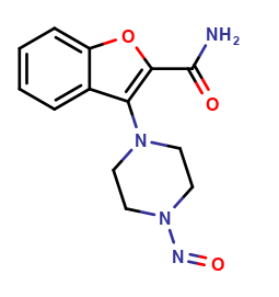 3-(4-nitrosopiperazin-1-yl)benzofuran-2-carboxamide