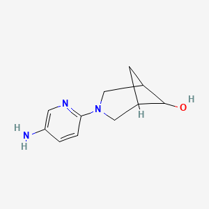 3-(5-Aminopyridin-2-yl)-3-azabicyclo[3.1.1]heptan-6-ol