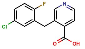 3-(5-chloro-2-fluorobenzyl)isonicotinic acid
