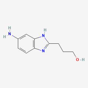 3-(6-amino-1H-benzimidazol-2-yl)-1-propanol