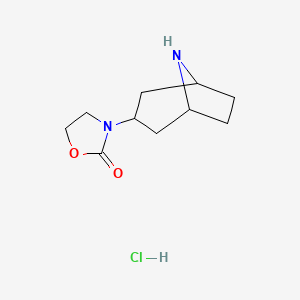 3-(8-Azabicyclo[3.2.1]octan-3-yl)oxazolidin-2-one hydrochloride
