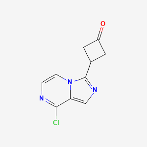 3-(8-Chloroimidazo[1,5-A]pyrazin-3-YL)cyclobutanone