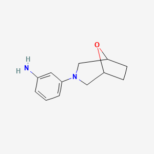 3-(8-Oxa-3-azabicyclo[3.2.1]octan-3-yl)aniline