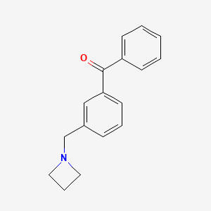 3-(Azetidinomethyl) benzophenone