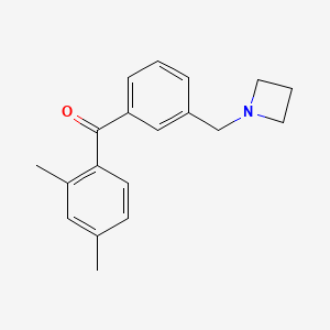 3'-Azetidinomethyl-2,4-dimethylbenzophenone