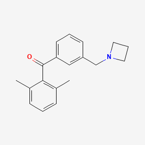 3'-Azetidinomethyl-2,6-dimethylbenzophenone