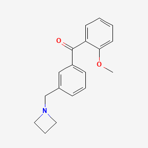 3'-Azetidinomethyl-2-methoxybenzophenone