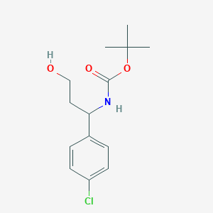 3-(Boc-amino)-3-(4-chlorophenyl)-1-propanol