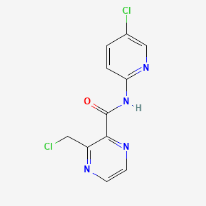 3-(Chloromethyl)-N-(5-chloro-2-pyridinyl)-2-pyrazinecarboxamide