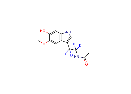 3-(N-Acetylaminoethyl)-6-hydroxy-5-methoxyindole D4