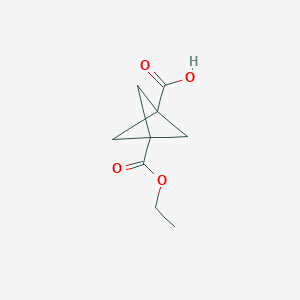 3-(ethoxycarbonyl)bicyclo[1.1.1]pentane-1-carboxylic acid