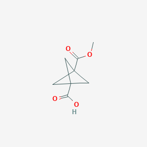 3-(methoxycarbonyl)bicyclo[1.1.1]pentane-1-carboxylic acid