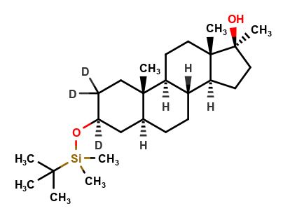 3β-tert-Butyldimethylsilyloxy-17-methyl-5α-androstane-17β-ol-d3