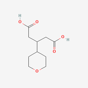 3-(tetrahydro-2H-pyran-4-yl)pentanedioic acid
