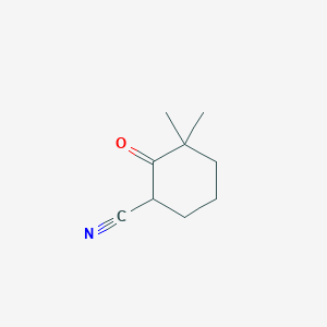 3,3-Dimethyl-2-oxocyclohexane-1-carbonitrile