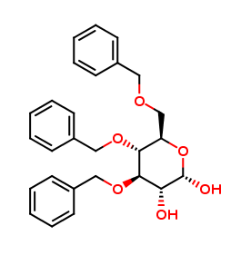 3,4,6-Tris-O-(phenylmethyl)-α-D-glucopyranose