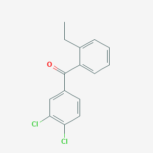 3,4-Dichloro-2'-ethylbenzophenone