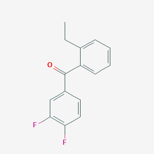 3,4-Difluoro-2'-ethylbenzophenone