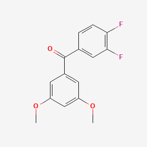 3,4-Difluoro-3',5'-dimethoxybenzophenone