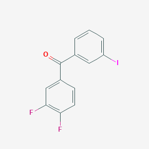 3,4-Difluoro-3'-iodobenzophenone