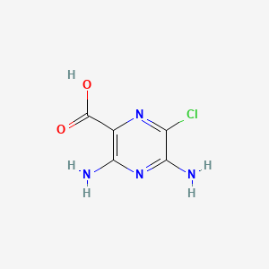 3,5-Diamino-6-chloropyrazine-2-carboxylic Acid