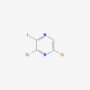 3,5-Dibromo-2-iodopyrazine