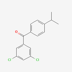 3,5-Dichloro-4'-isopropylbenzophenone