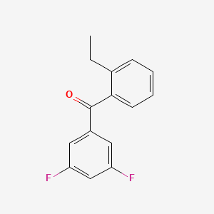 3,5-Difluoro-2'-ethylbenzophenone