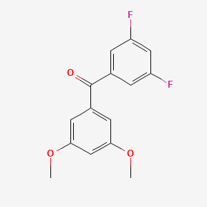3,5-Difluoro-3',5'-dimethoxybenzophenone