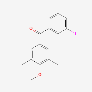 3,5-Dimethyl-3'-iodo-4-methoxybenzophenone