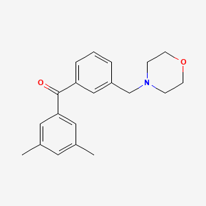 3,5-Dimethyl-3'-morpholinomethyl benzophenone