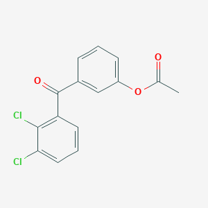 3-Acetoxy-2',3'-dichlorobenzophenone