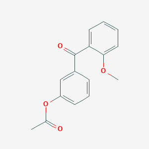 3-Acetoxy-2'-methoxybenzophenone