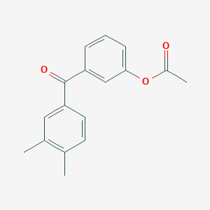 3-Acetoxy-3',4'-dimethylbenzophenone