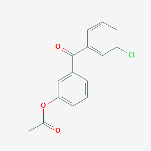 3-Acetoxy-3'-chlorobenzophenone