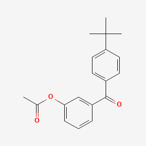 3-Acetoxy-4'-T-butylbenzophenone