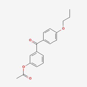 3-Acetoxy-4'-propoxybenzophenone