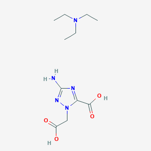 3-Amino-1-(carboxymethyl)-1h-1,2,4-triazole-5-carboxylic acid triethylamine salt