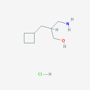 3-Amino-2-(cyclobutylmethyl)propan-1-ol hydrochloride