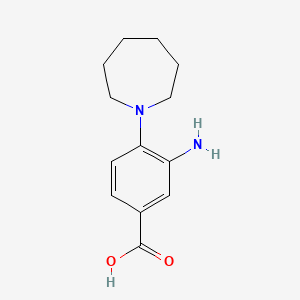 3-Amino-4-(azepan-1-yl)benzoic acid