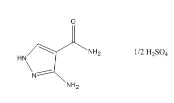 3-Amino-4-pyrazolecarboxamide hemisulfate salt