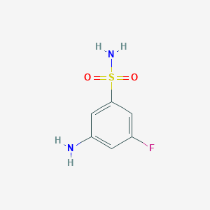 3-Amino-5-fluorobenzene-1-sulfonamide
