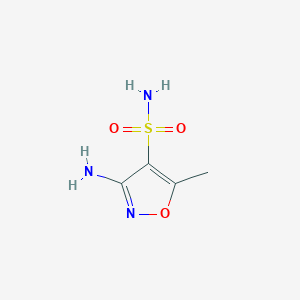 3-Amino-5-methyl-1,2-oxazole-4-sulfonamide