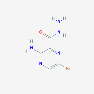 3-Amino-6-bromopyrazine-2-carbohydrazide