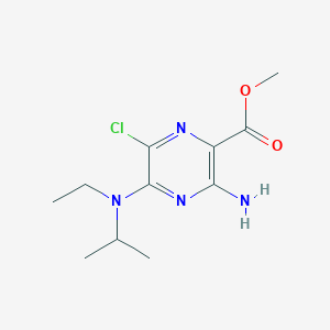 3-Amino-6-chloro-5-[ethyl(1-methylethyl)amino]-2-pyrazinecarboxylic Acid Methyl Ester