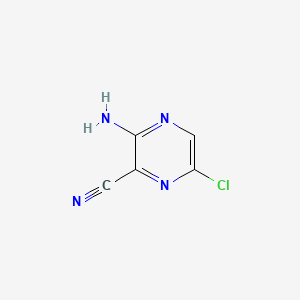 3-Amino-6-chloropyrazine-2-carbonitrile