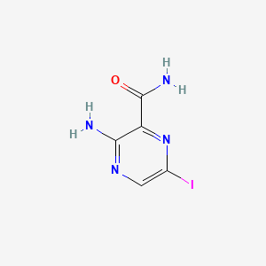 3-Amino-6-iodopyrazine-2-carboxamide