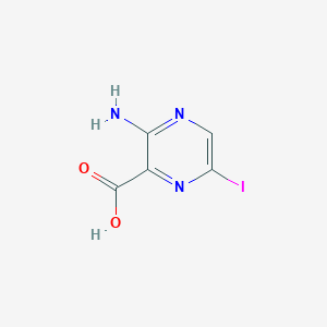 3-Amino-6-iodopyrazine-2-carboxylic acid